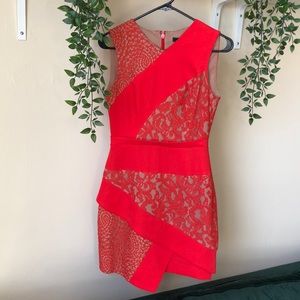 BCBGMAXAZRIA Dalia Red Dress
